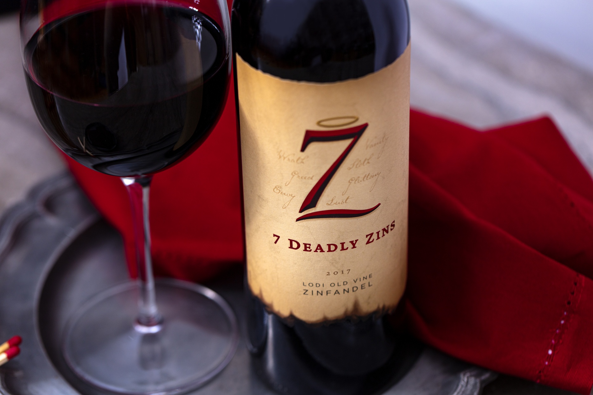 slide 5 of 5, 7 Deadly Zins Zinfandel Red Wine, 750 ml