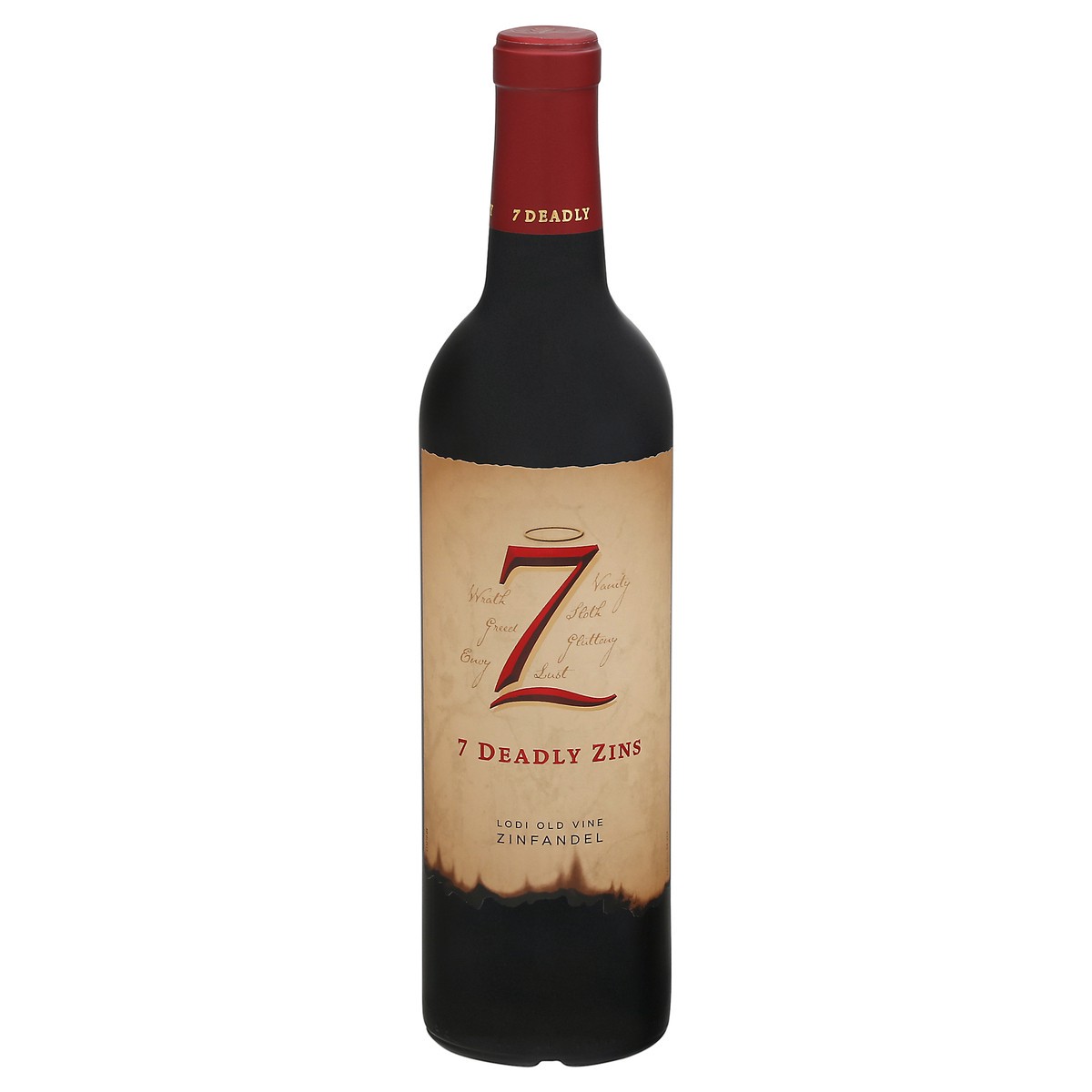 slide 1 of 2, 7 Deadly Zins Old Vine Zinfandel Red Wine - 750ml Bottle, 750 ml