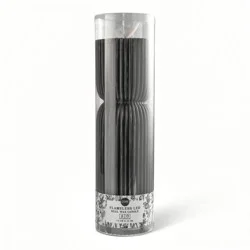 Core Flameless LED Pillar Wax Candle - Black, Large