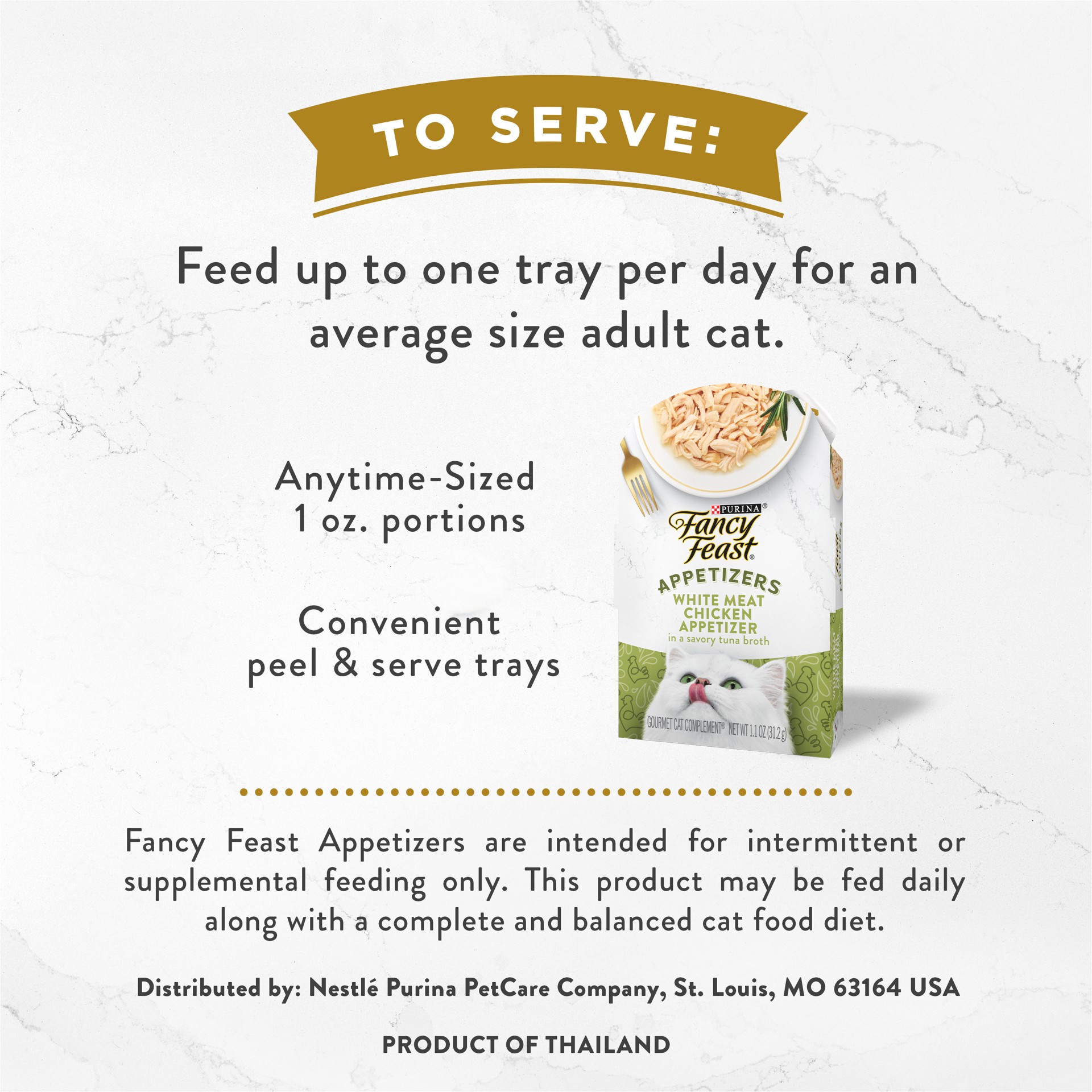 slide 4 of 7, Fancy Feast Purina Fancy Feast Appetizers White Meat Chicken Appetizer, 1.1 oz