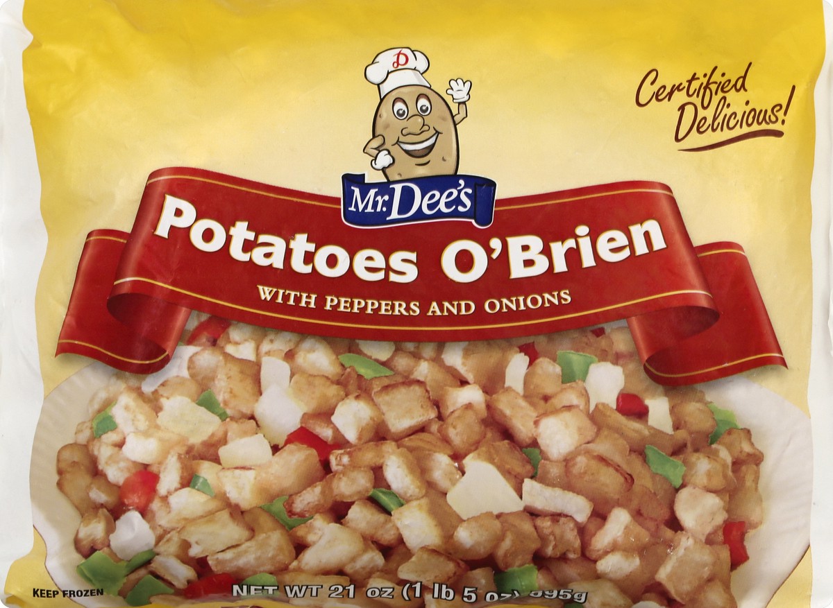 slide 5 of 5, Mr. Dee's Potatoes O'Brien 21 oz, 21 oz