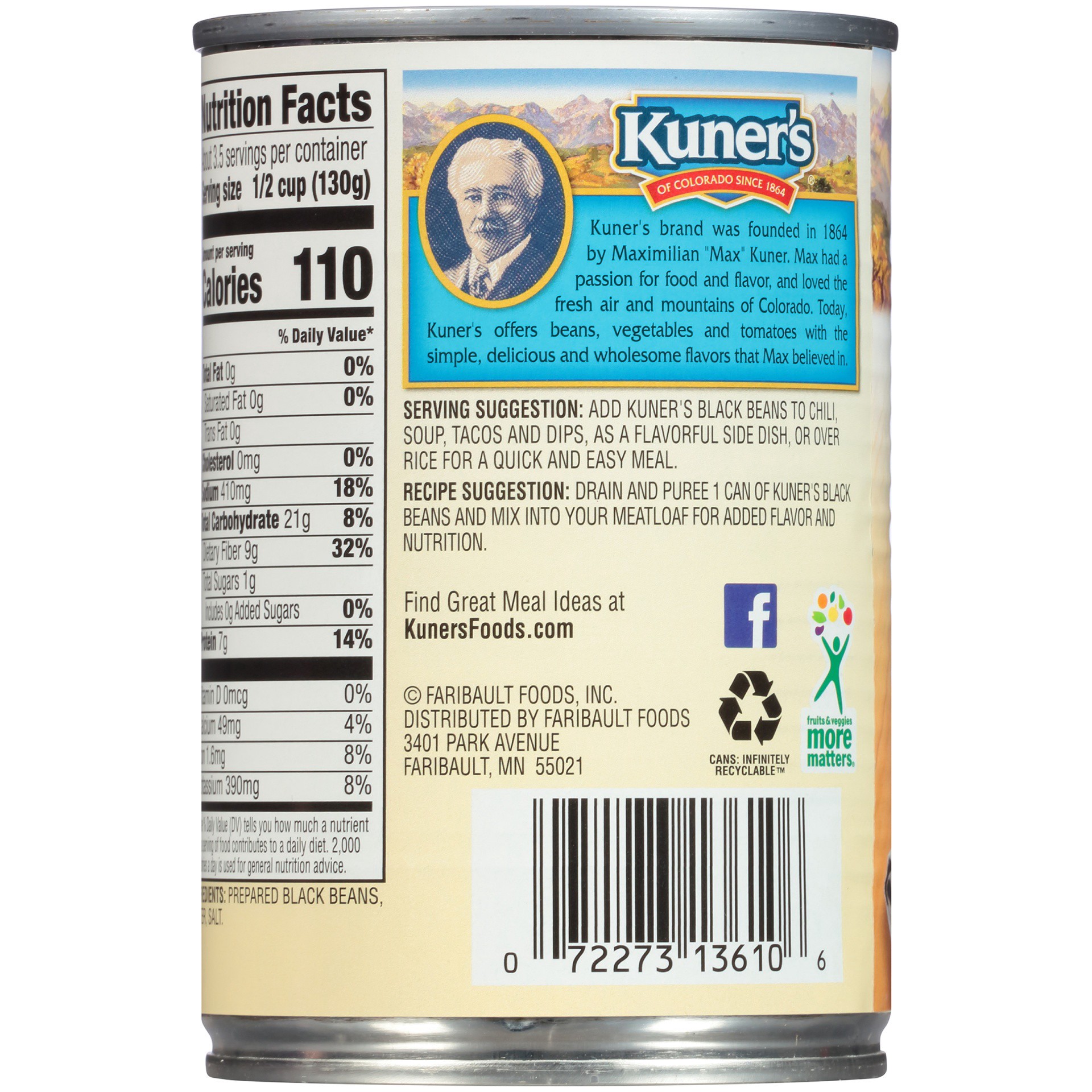 slide 2 of 6, Kuner's Black Beans 15 oz, 15 oz