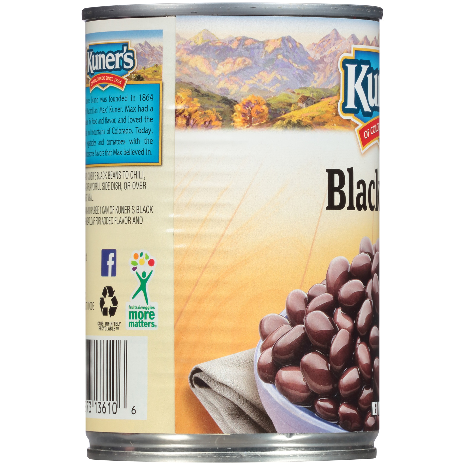 slide 4 of 6, Kuner's Black Beans, 15 oz