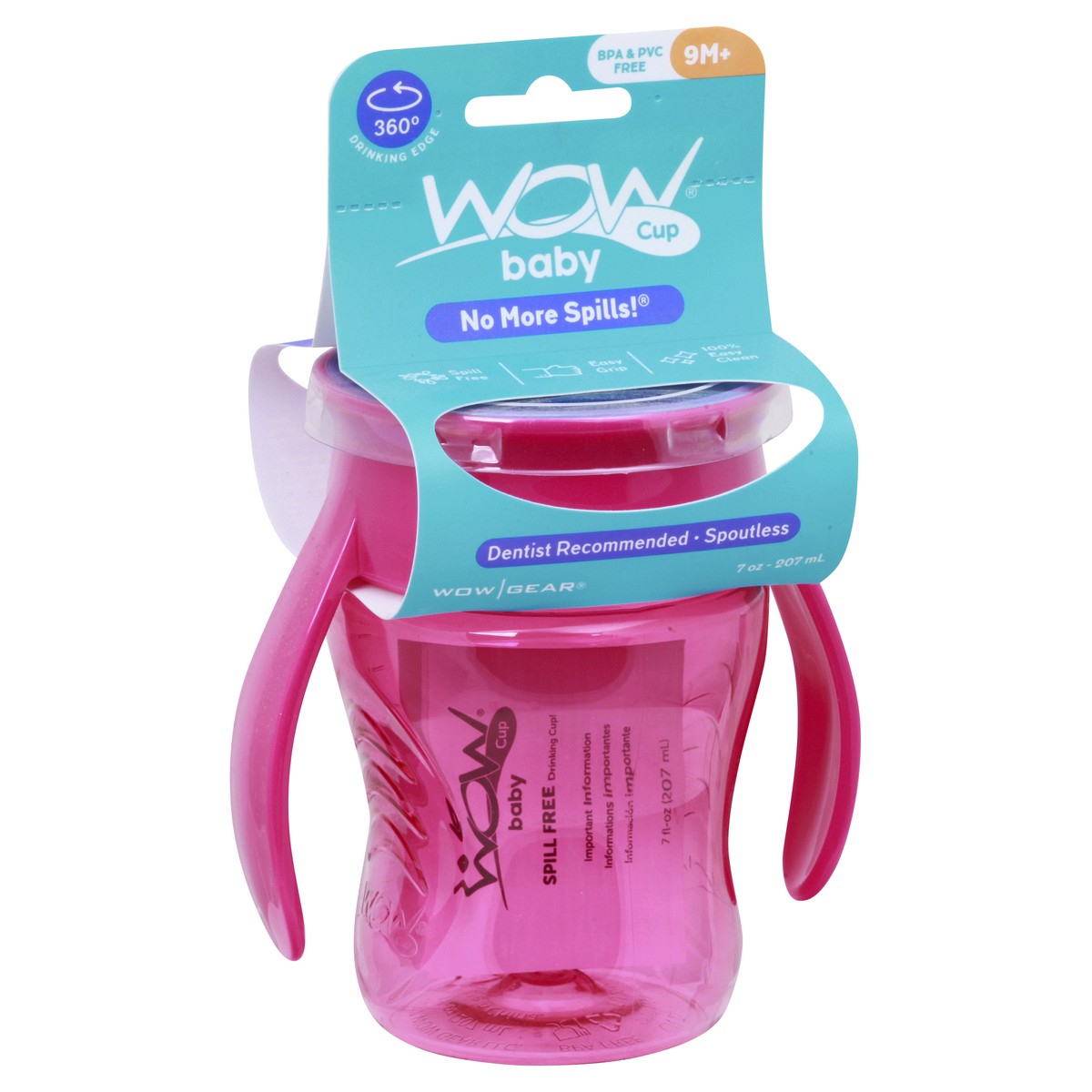 slide 2 of 9, Wow Cup Wow Gear Baby 360 Transition Cup Assorted, 7 oz