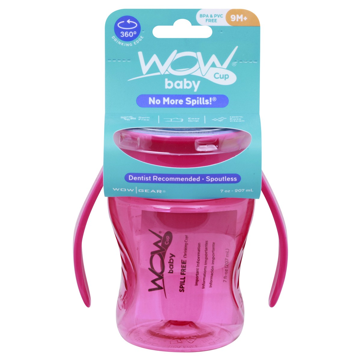 slide 1 of 9, Wow Cup Wow Gear Baby 360 Transition Cup Assorted, 7 oz