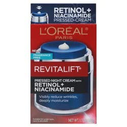 L'Oréal L'Oreal Paris Revitalift Pressed night moisturizer with Retinol, hydrates