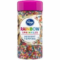 Kroger Rainbow Sprinkles Dessert Topping