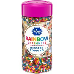 Kroger Rainbow Sprinkles Dessert Topping
