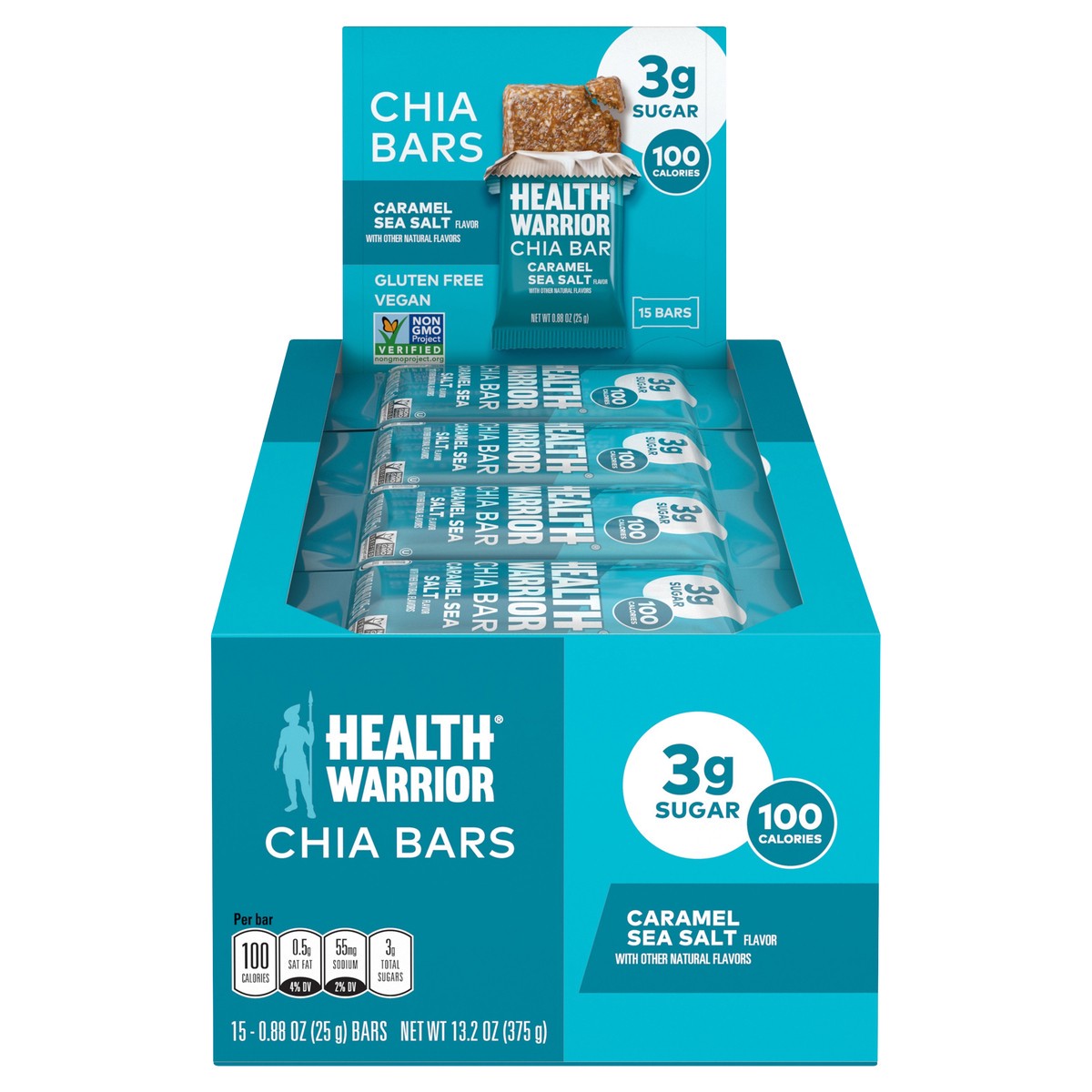 slide 1 of 11, Health Warrior Chia Bar, 13.2 oz