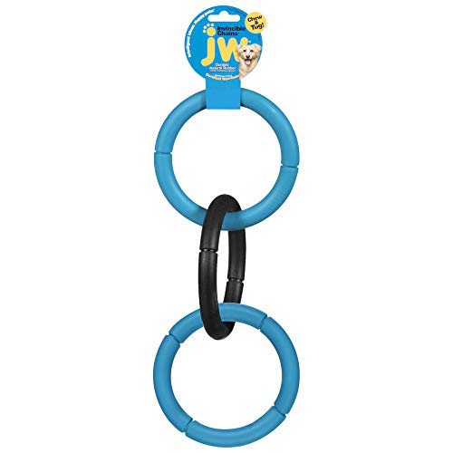 slide 3 of 10, JW Invincible Chains Dog Toy, LG