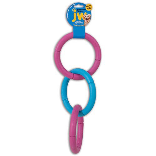 slide 5 of 10, JW Invincible Chains Dog Toy, LG