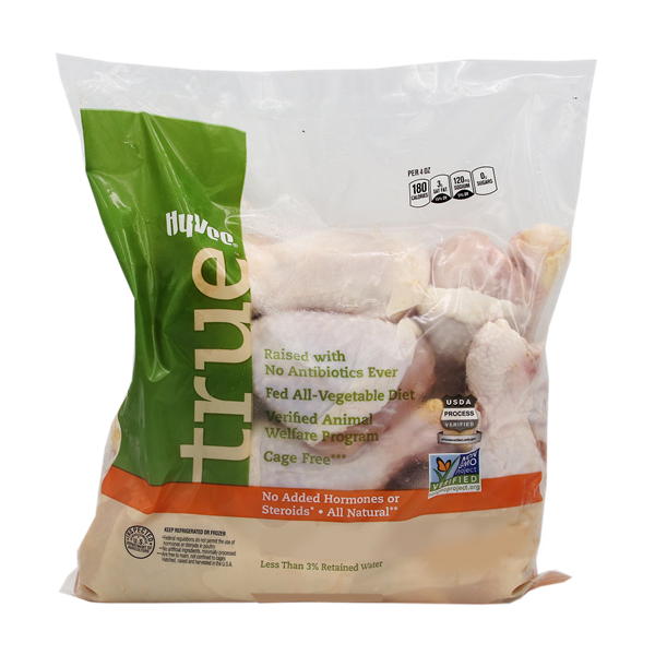 slide 1 of 1, Hy-Vee True Bulk Chicken Wing Drumettes, per lb