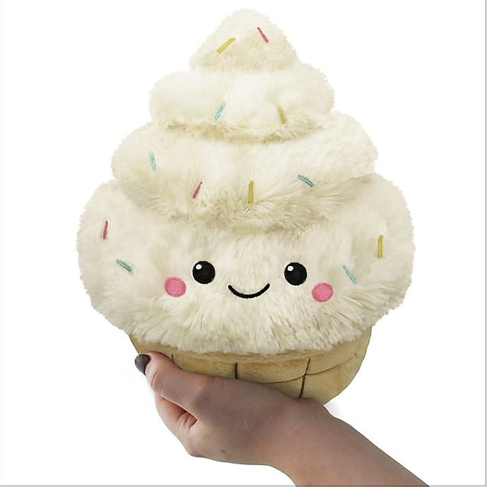 slide 2 of 2, Squishable Comfort Food Mini Soft Serve Plush Toy - White/Brown, 1 ct