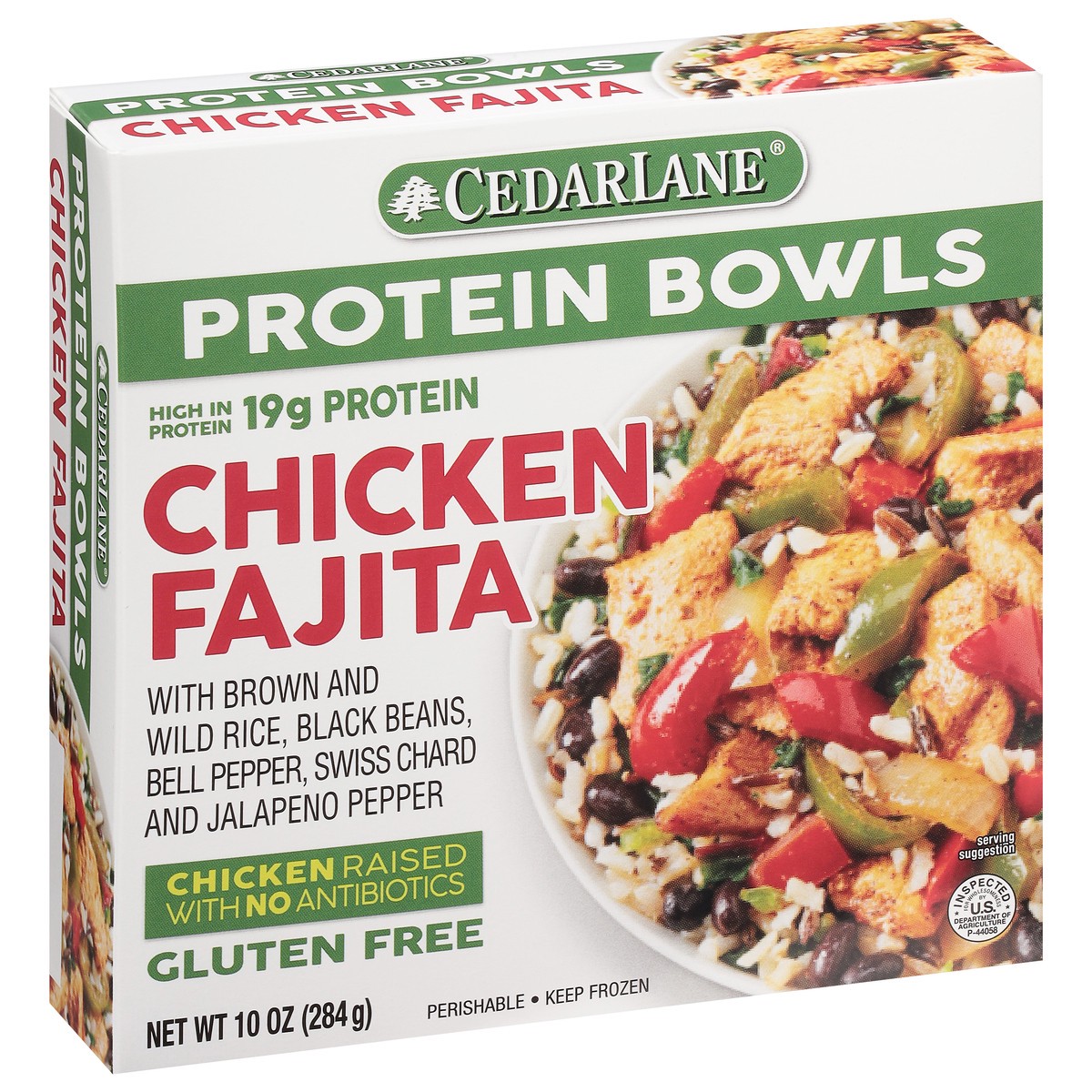 slide 2 of 9, Cedarlane Chicken Fajita Protein Bowls 10 oz, 10 oz