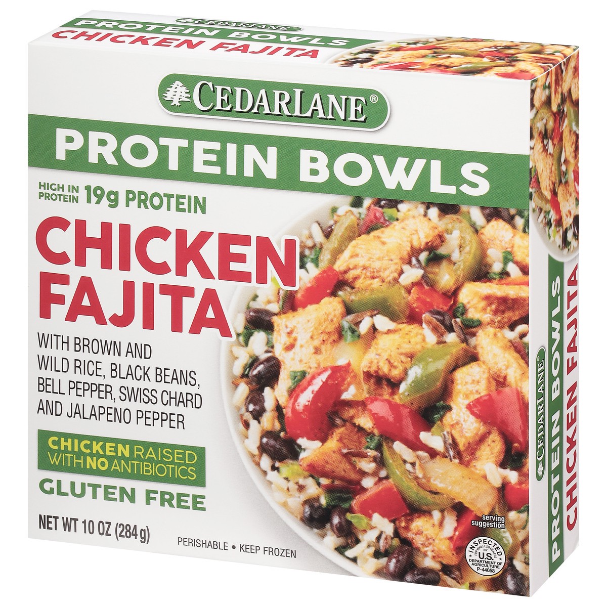 slide 3 of 9, Cedarlane Chicken Fajita Protein Bowls 10 oz, 10 oz