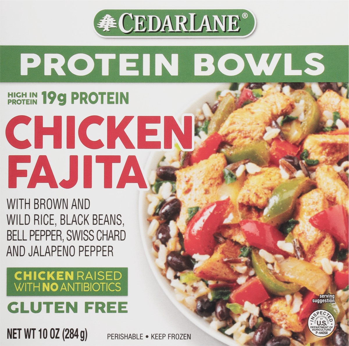 slide 6 of 9, Cedarlane Chicken Fajita Protein Bowls 10 oz, 10 oz