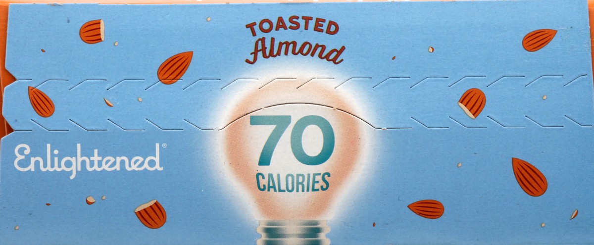 slide 9 of 9, Enlightened Light Toasted Almond Ice Cream Bars 4 ea, 4 ct