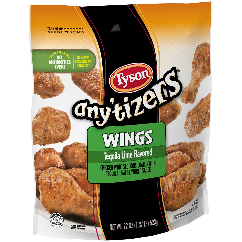 Tyson Any'tizers Tequila Lime Chicken Wings 22 oz | Shipt