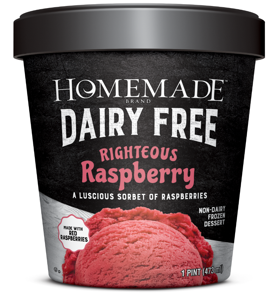 slide 1 of 1, Homemade Brand Dairy Free Righteous Raspberry Frozen Dessert, 1 pint