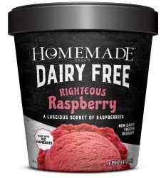 Homemade Brand Dairy Free Righteous Raspberry Frozen Dessert