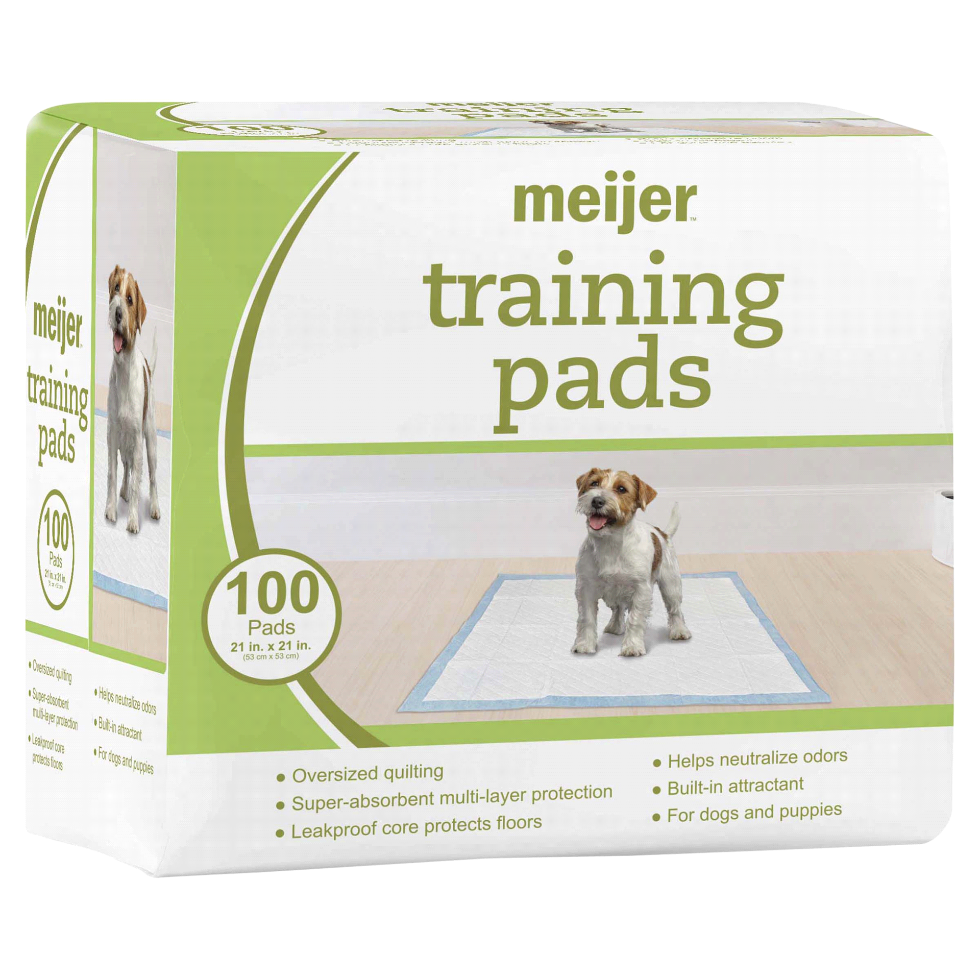 Meijer store puppy pads