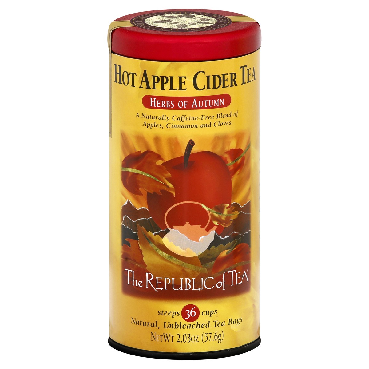 slide 12 of 12, REPUBLIC OF TEA Hot Apple Cider Tea - 36 ct, 36 ct