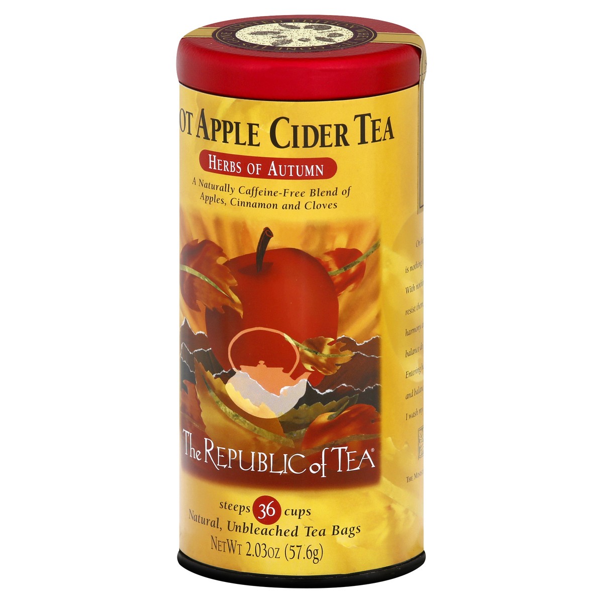 slide 9 of 12, REPUBLIC OF TEA Hot Apple Cider Tea - 36 ct, 36 ct