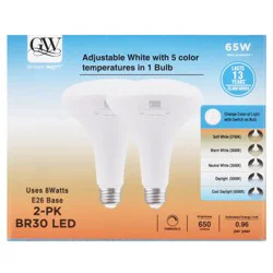 Green Watt Dimmable LED 65 Watt BR30 Light Bulb