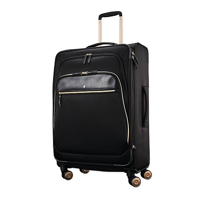 slide 1 of 3, Samsonite Mobile Solution Spinner Checked Luggage - Black, 25 in