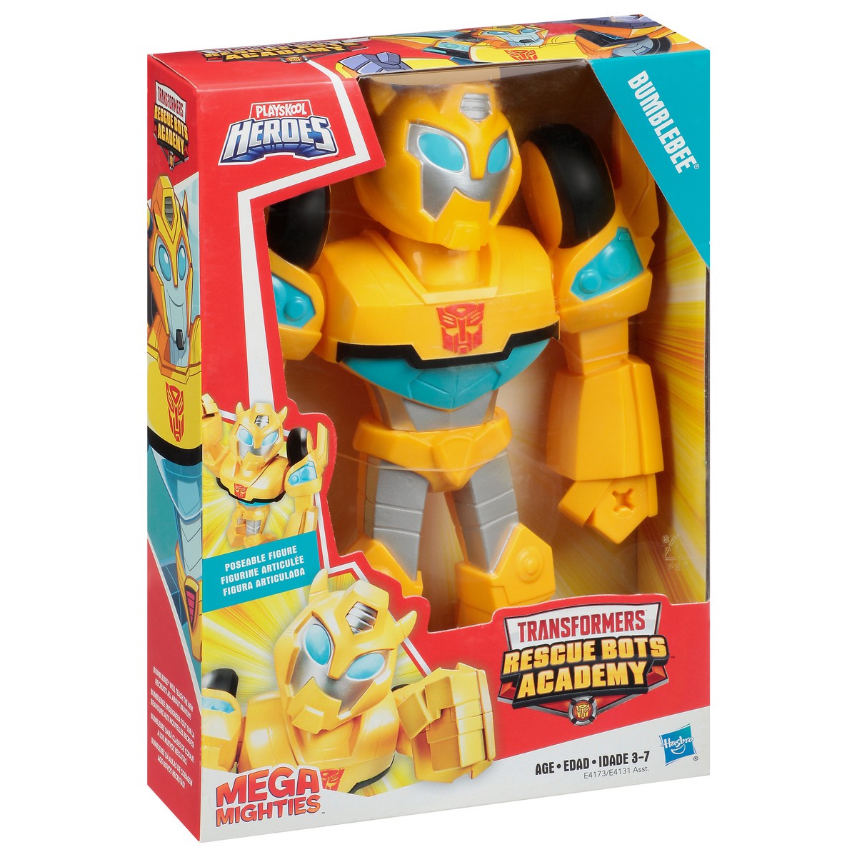 slide 12 of 12, Transformers Mega Mighties Playskool Heroes Rescue Bots Academy Bumblebee Toy 1 ea, 1 ea