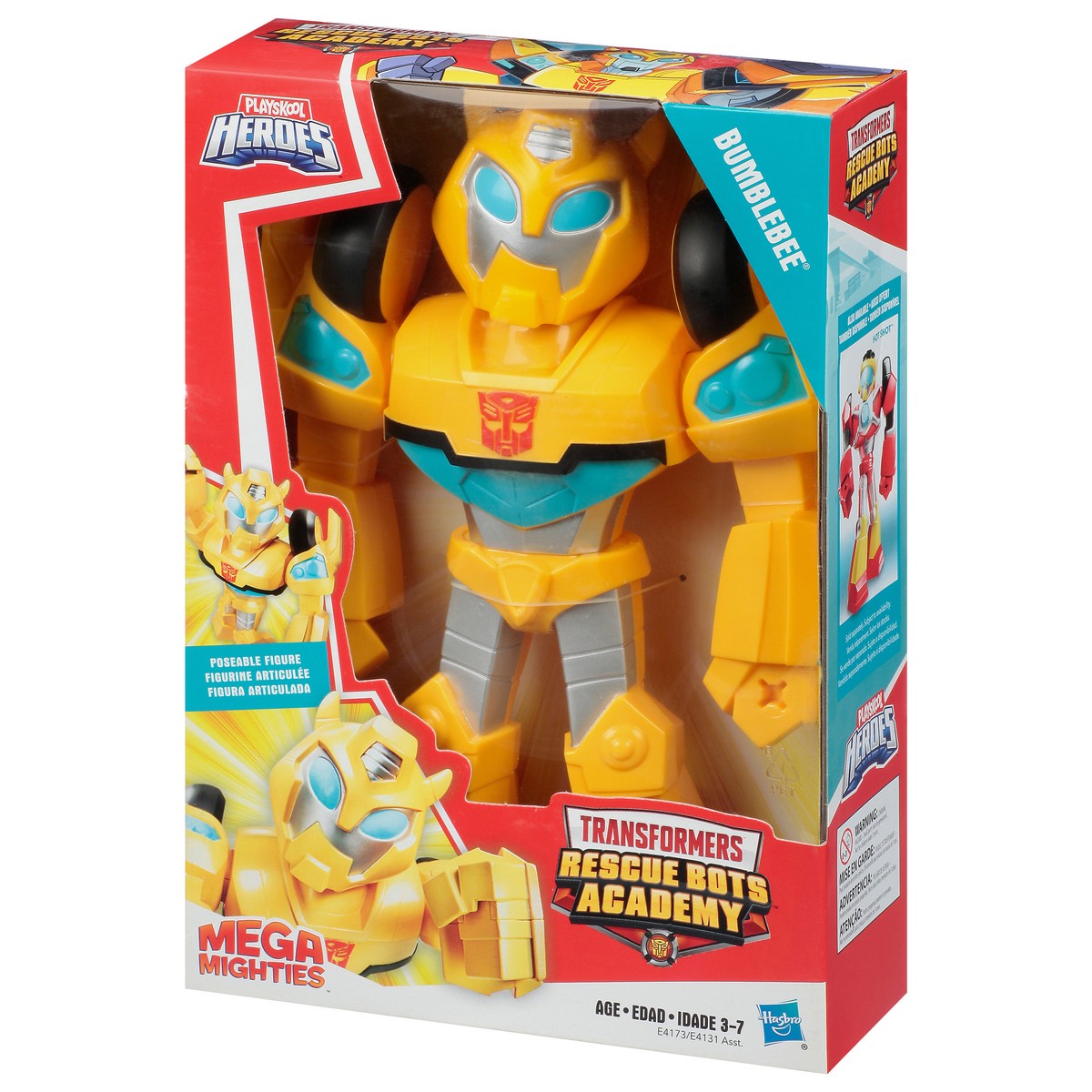 slide 5 of 12, Transformers Mega Mighties Playskool Heroes Rescue Bots Academy Bumblebee Toy 1 ea, 1 ea