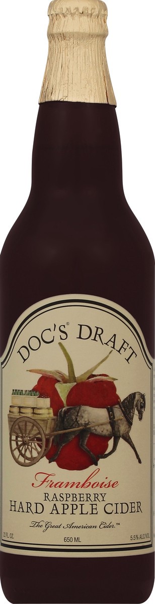 slide 4 of 4, Doc's Draft Hard Apple Cider 22 oz, 22 oz