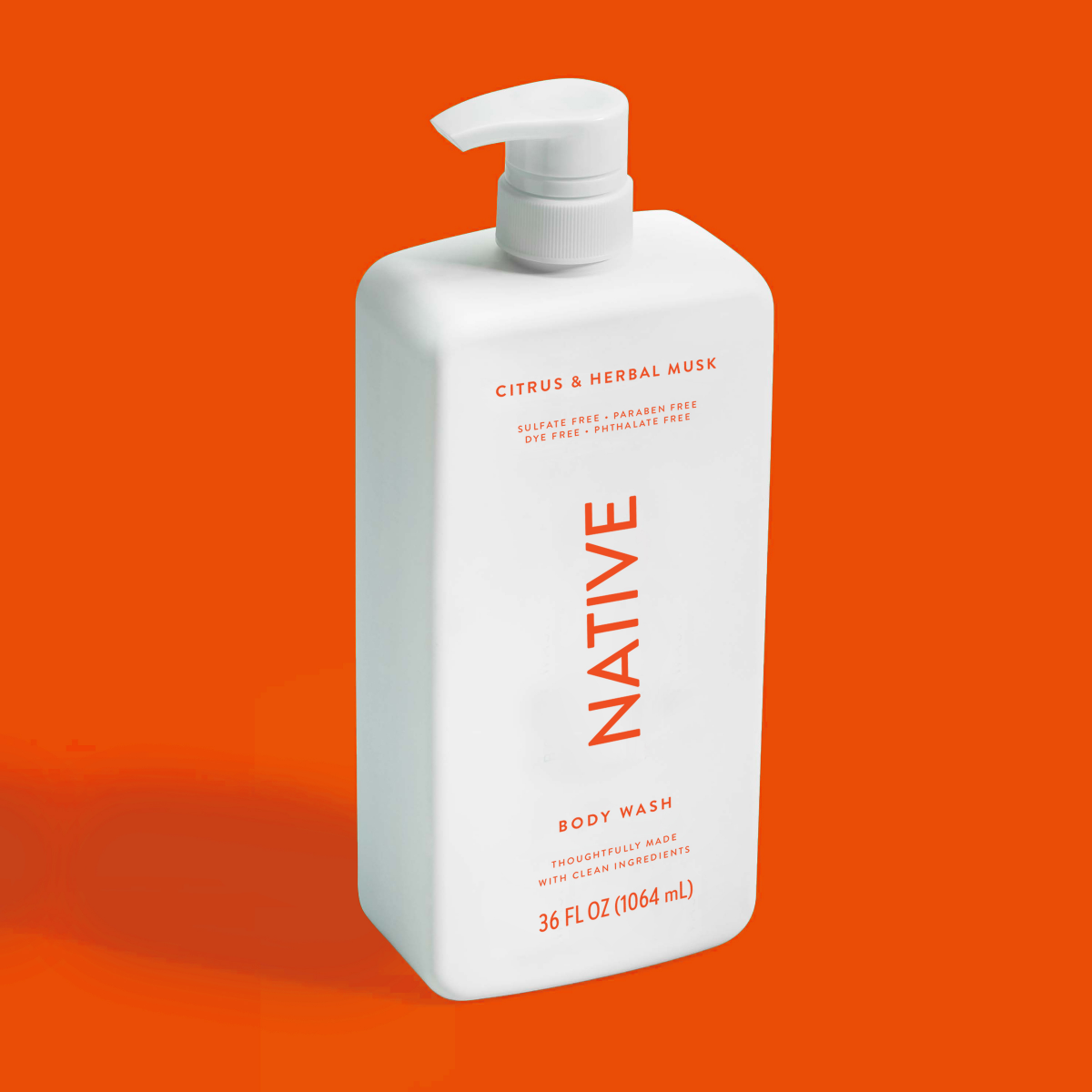 slide 12 of 13, Native Citrus & Herbal Musk Body Wash 36 fl oz, 36 fl oz