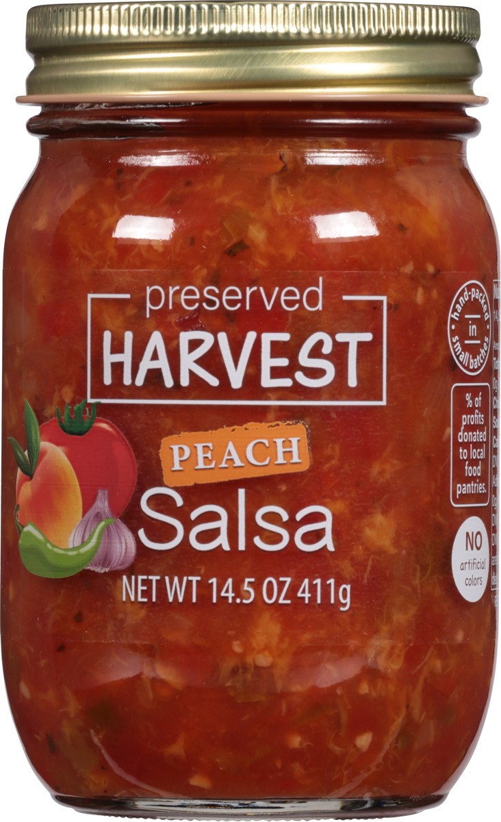 slide 13 of 13, Preserved Harvest Peach Salsa 14.5Oz, 14.5 oz