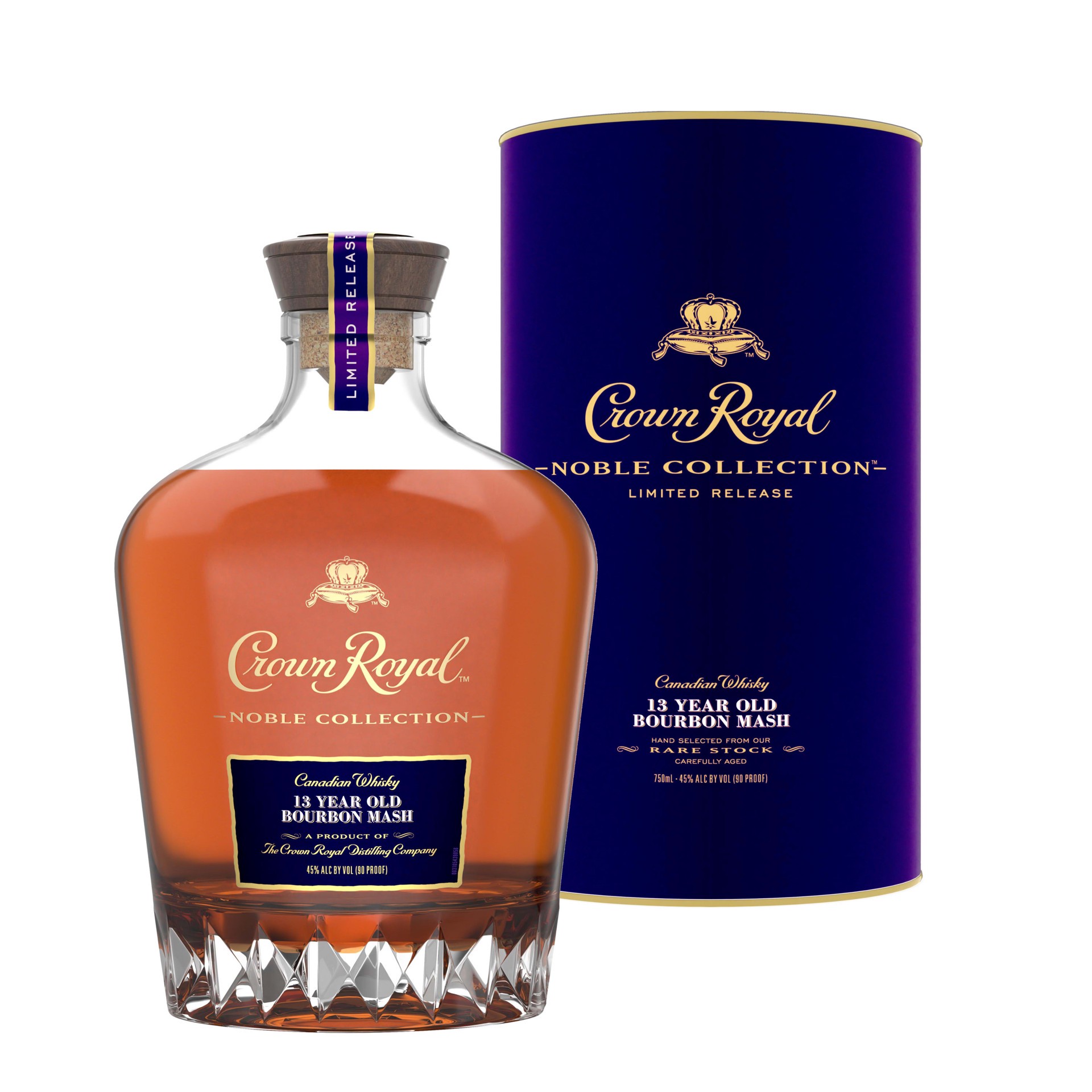 slide 2 of 5, Crown Royal Noble Collection 13 Year Old Blenders' Mash Whisky, 750 ml