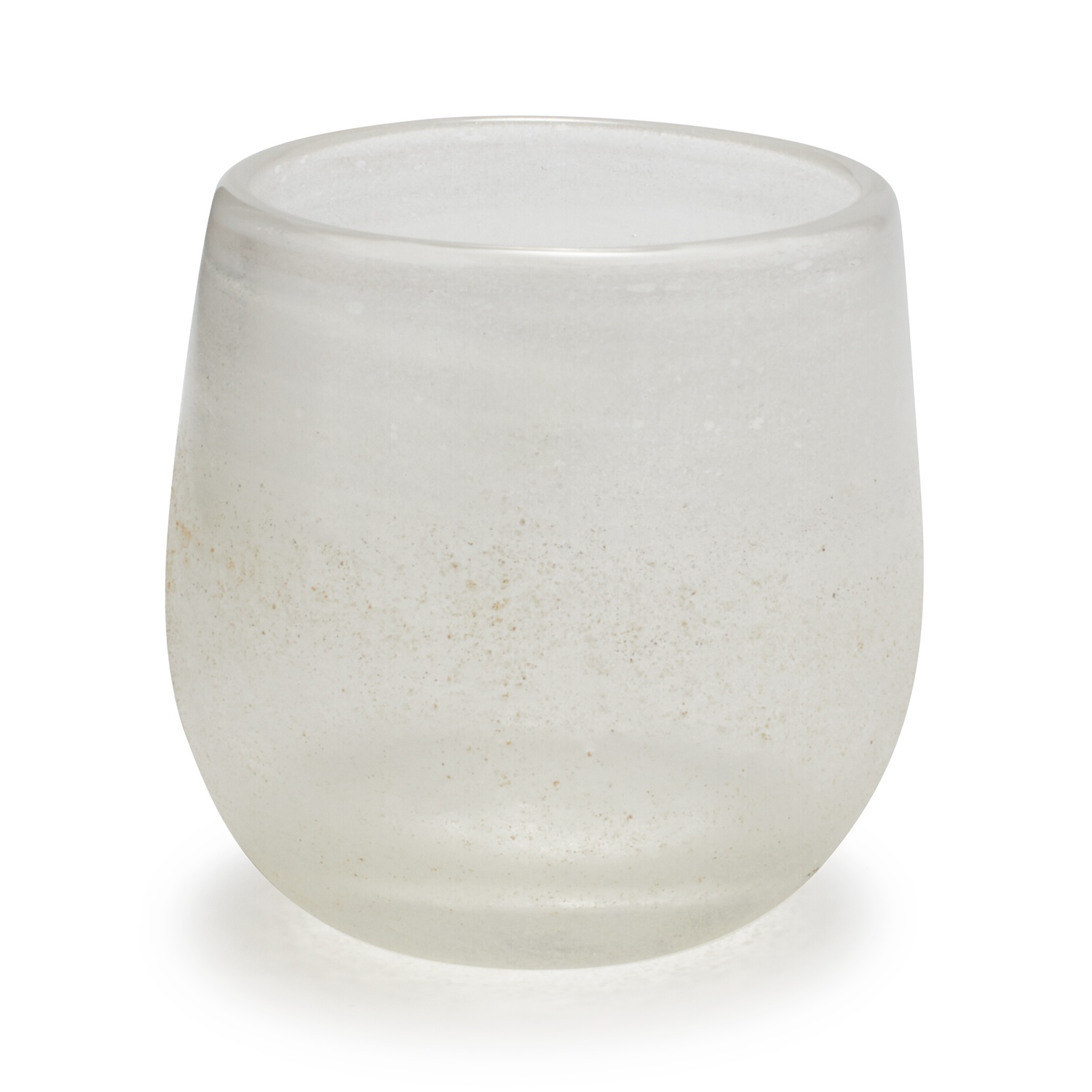 slide 1 of 1, Sur La Table Sea Glass Candleholder, White, 1 ct