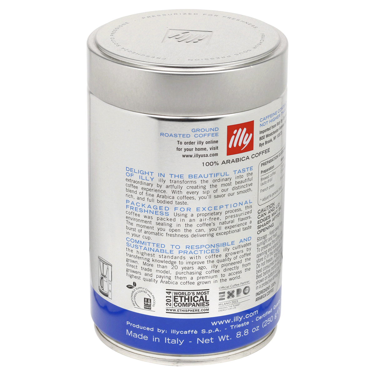 slide 32 of 35, illy Medium Roast Ground Coffee, 8.8 oz