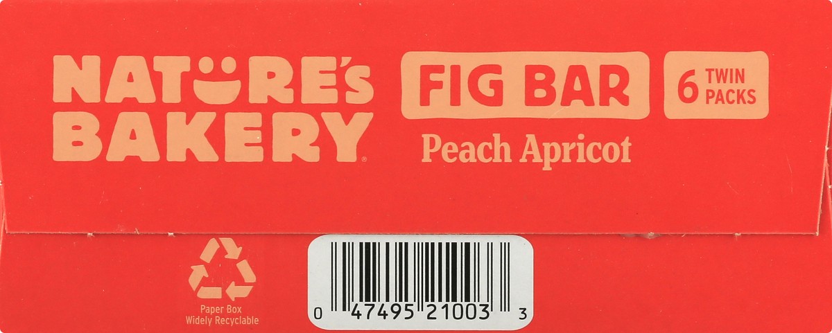 slide 4 of 9, Nature's Bakery Whole Wheat Peach Apricot Fig Bars, 6 ct; 2 oz