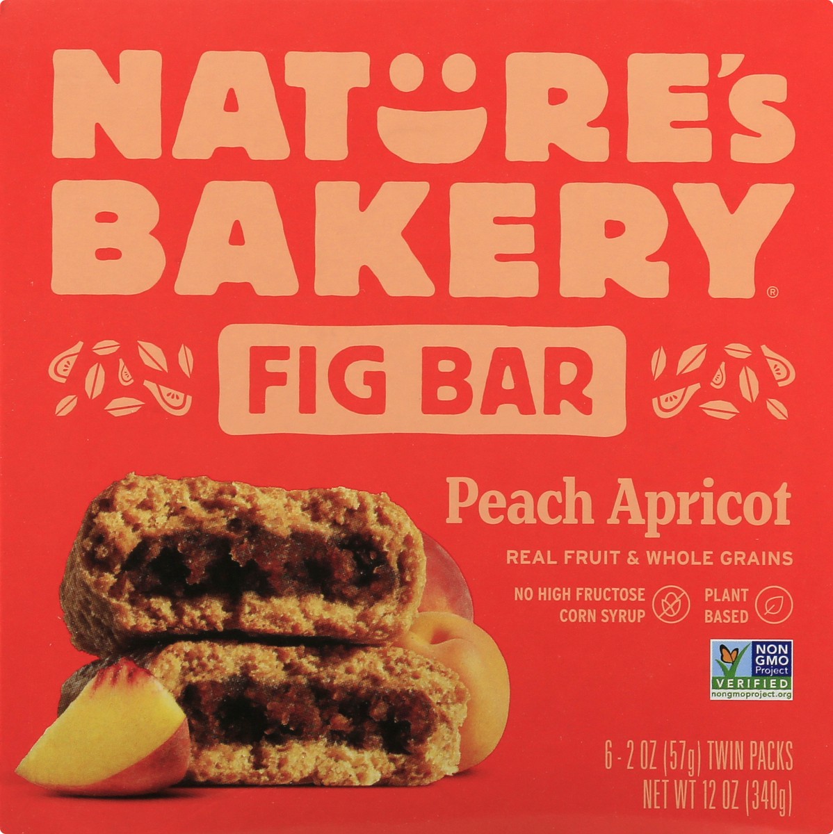 slide 6 of 9, Nature's Bakery Whole Wheat Peach Apricot Fig Bars, 6 ct; 2 oz