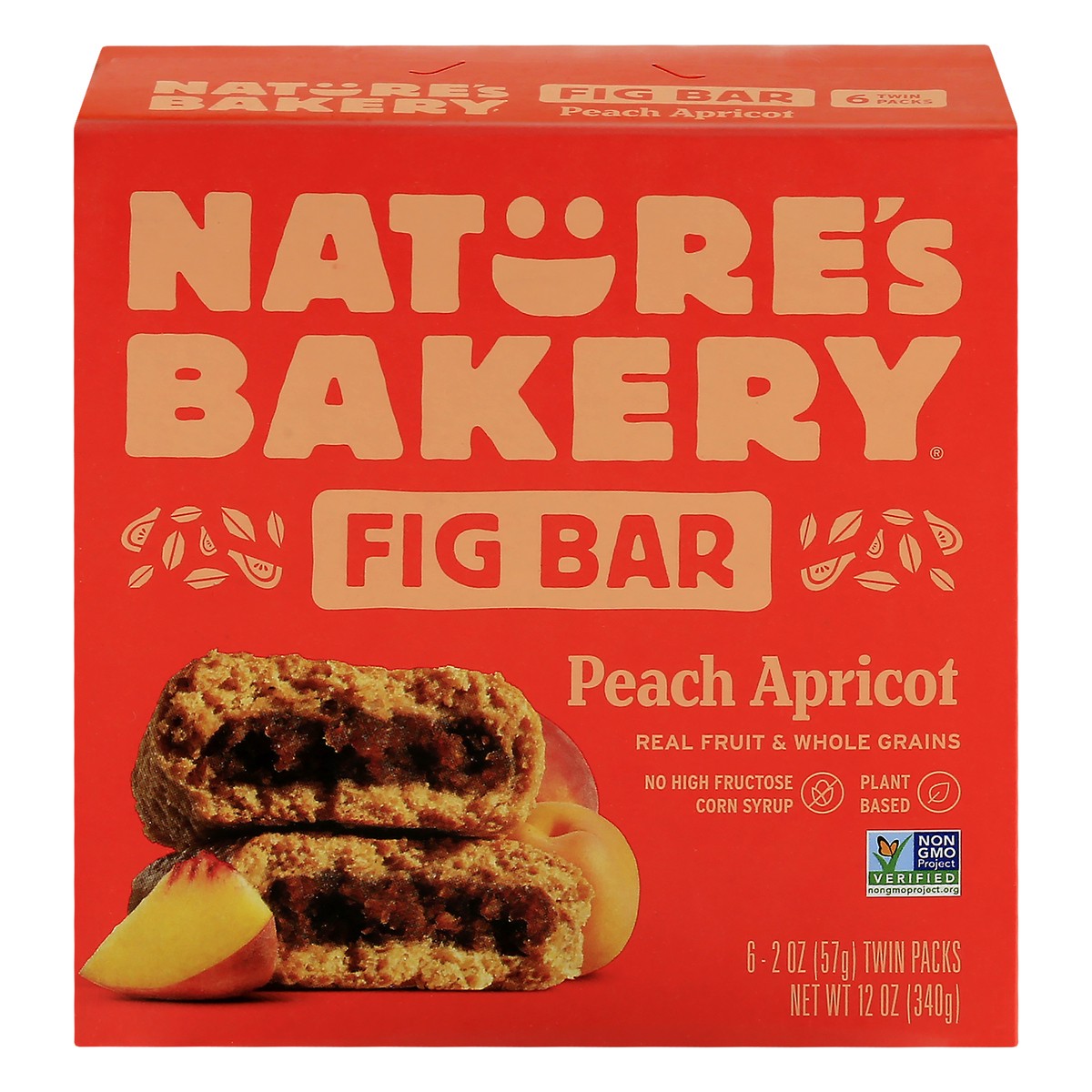 slide 1 of 9, Nature's Bakery Whole Wheat Peach Apricot Fig Bars, 6 ct; 2 oz
