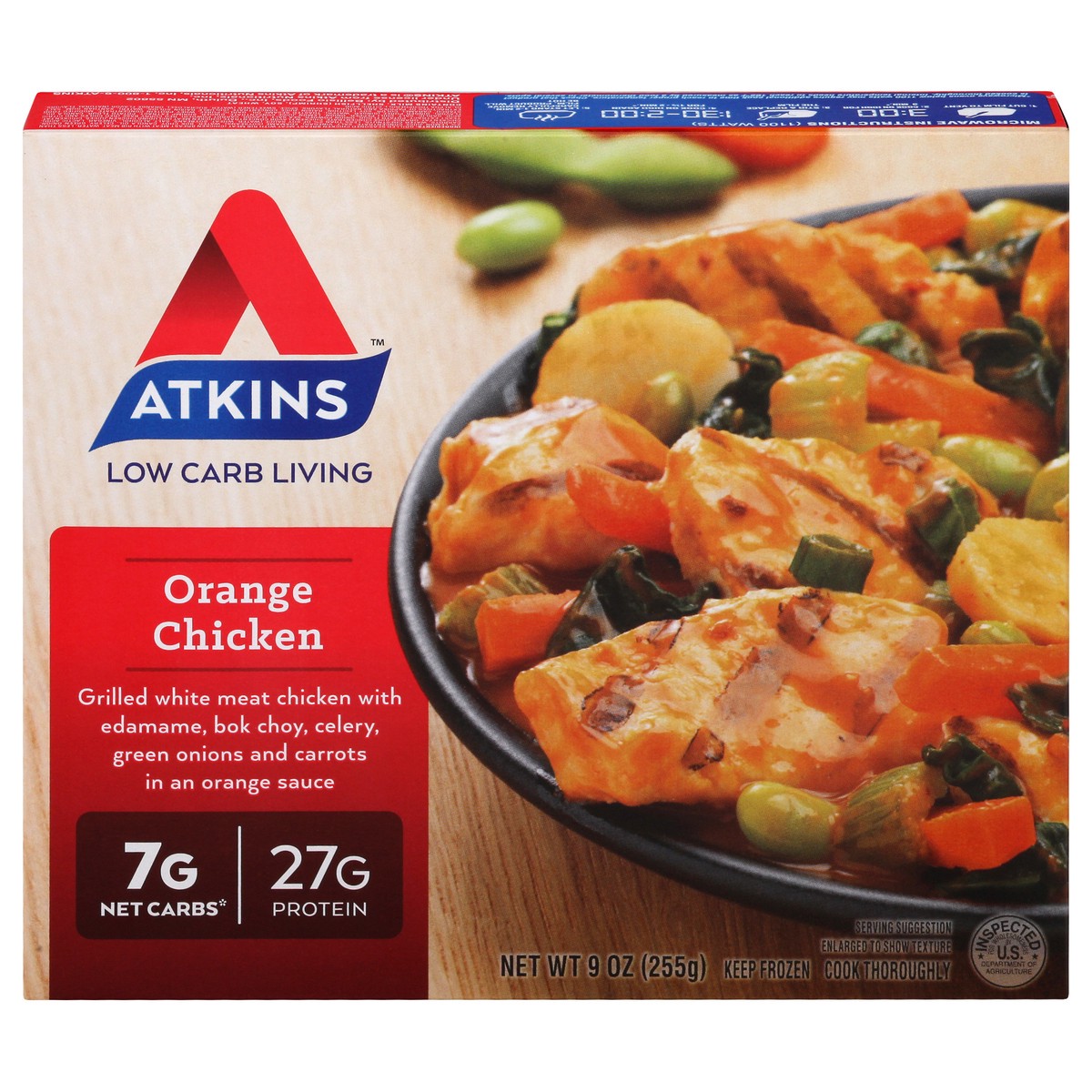 slide 1 of 13, Atkins Orange Chicken, 9 oz