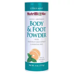 Nutribiotic Body & Foot Powder - Citrus Mint