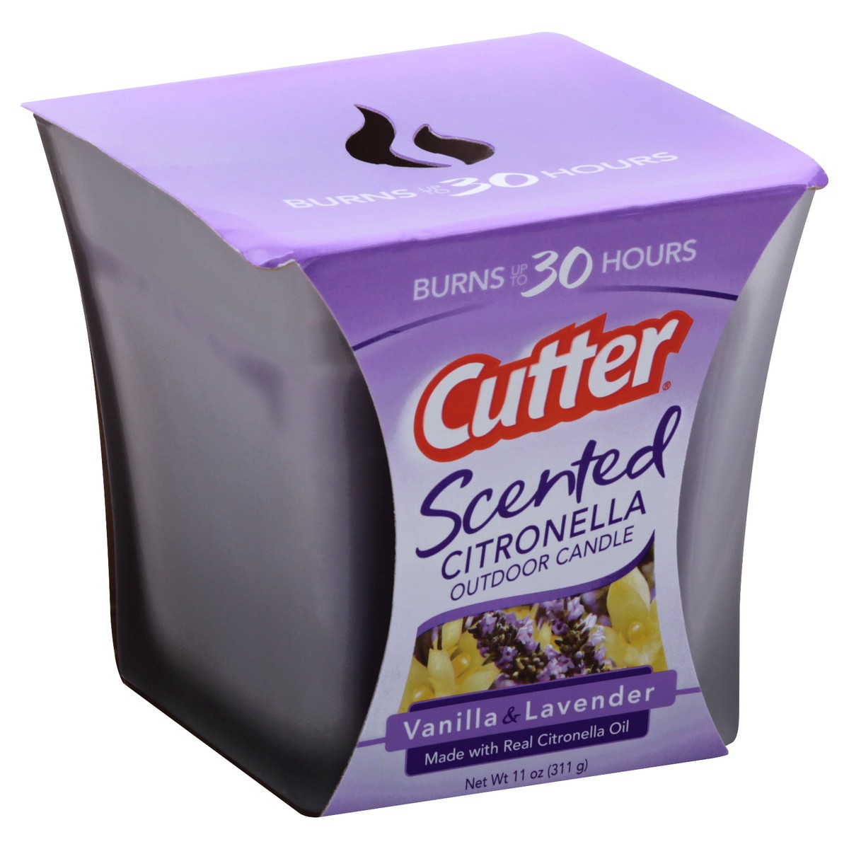 slide 3 of 11, Cutter Scented Citronella Outdoor Vanilla & Lavender Candle 1 ea, 1 ct