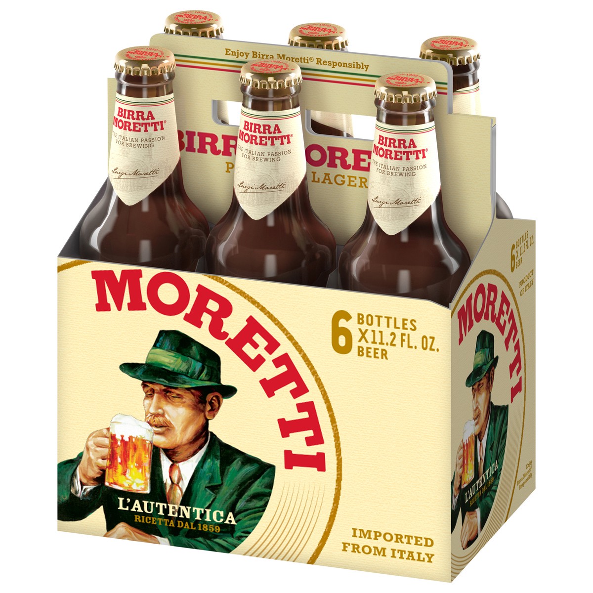 slide 5 of 5, Moretti Lager Microbrew 6Pk, 11.2 oz