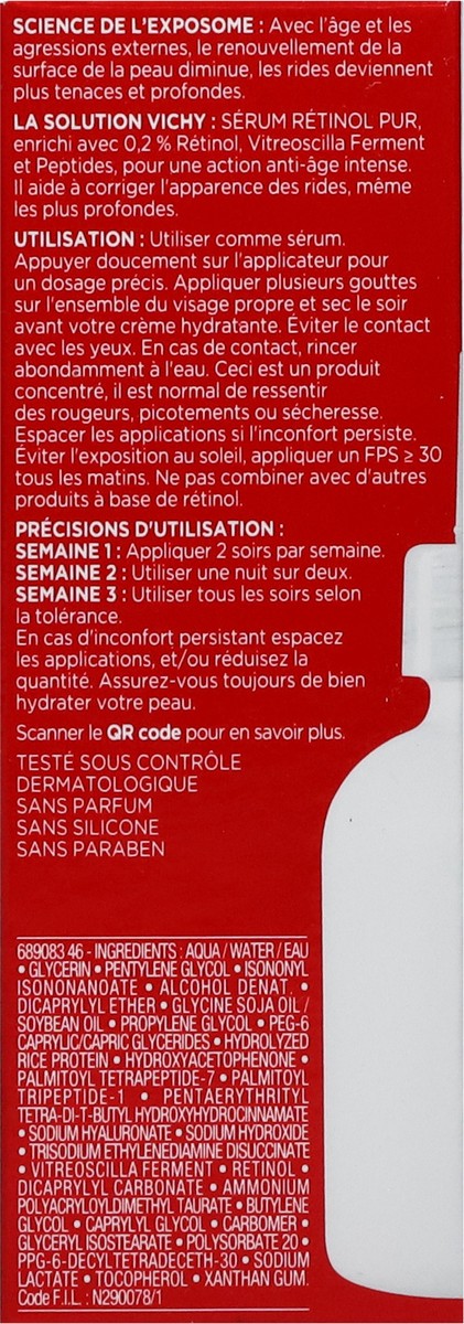 slide 6 of 14, Vichy LiftActiv Deep Wrinkles Pure Retinol Serum 1.01 fl oz, 1.01 fl oz