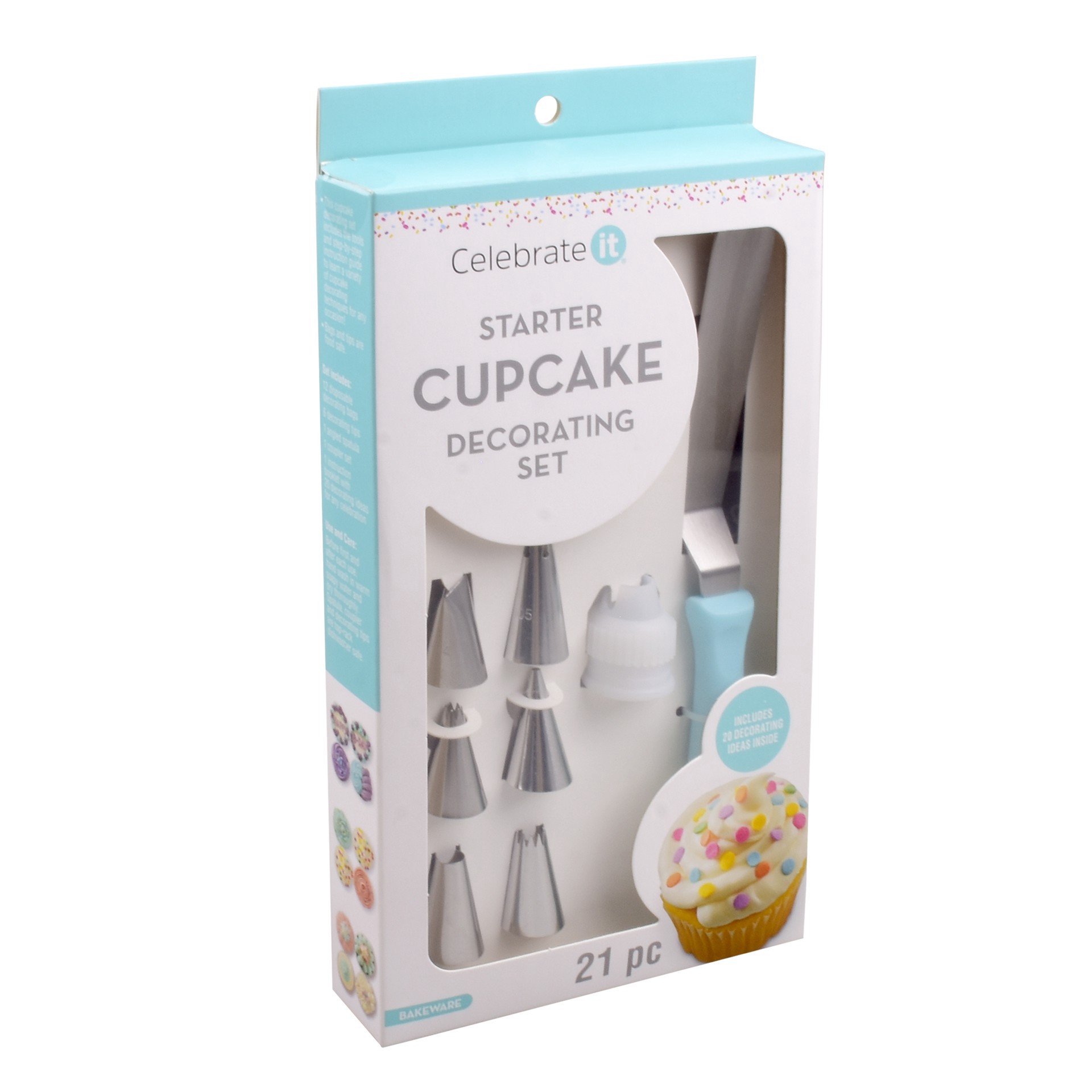 slide 4 of 4, Cupcake Decorating Starter Set By Celebrate It, 9 in length