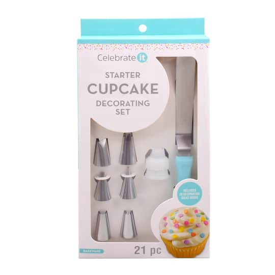 slide 1 of 4, Cupcake Decorating Starter Set By Celebrate It, 9 in length