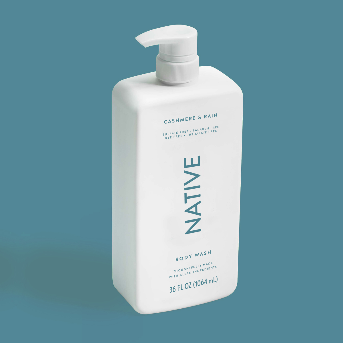 slide 2 of 13, Native Body Wash with Pump - Cashmere & Rain - Sulfate Free - 36 fl oz, 36 fl oz