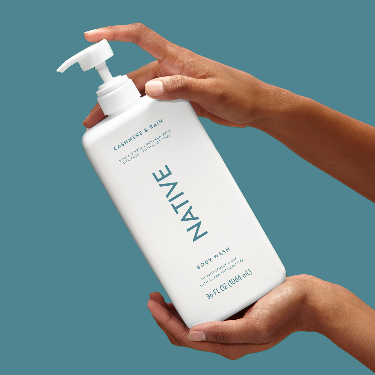 slide 13 of 13, Native Body Wash with Pump - Cashmere & Rain - Sulfate Free - 36 fl oz, 36 fl oz