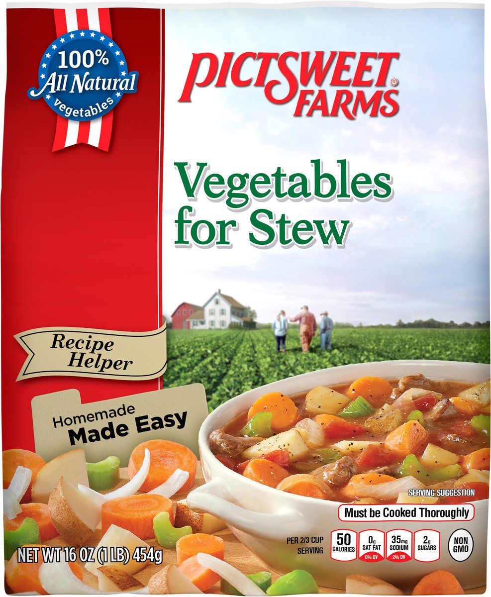 slide 3 of 3, PictSweet Vegetables for Stew, 16 oz